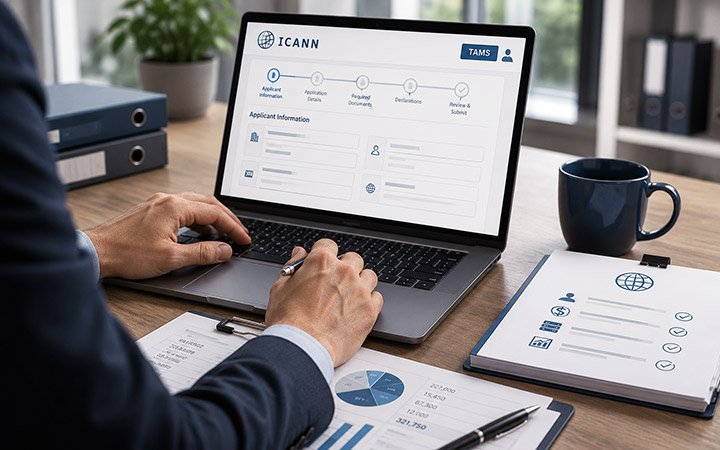 ICANN prijava za novo domensko končnico ICANN prijava za novo domensko končnico